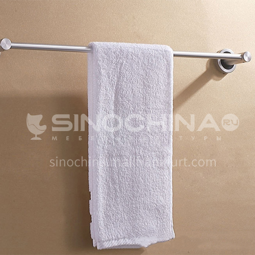 Bathroom silver space aluminum simple horizontal bar towel rack9611